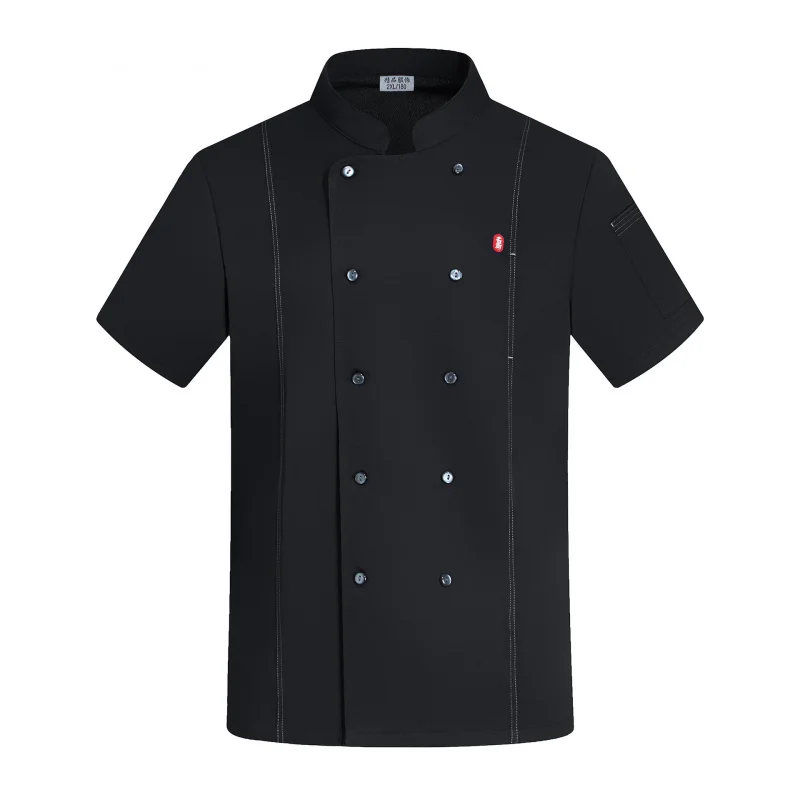 Fast Food Restaurant Steak BBQ Shop Waiter Short Sleeve Uniform Hotel Restaurant Canteen Kitchen Chef Workwear Summer