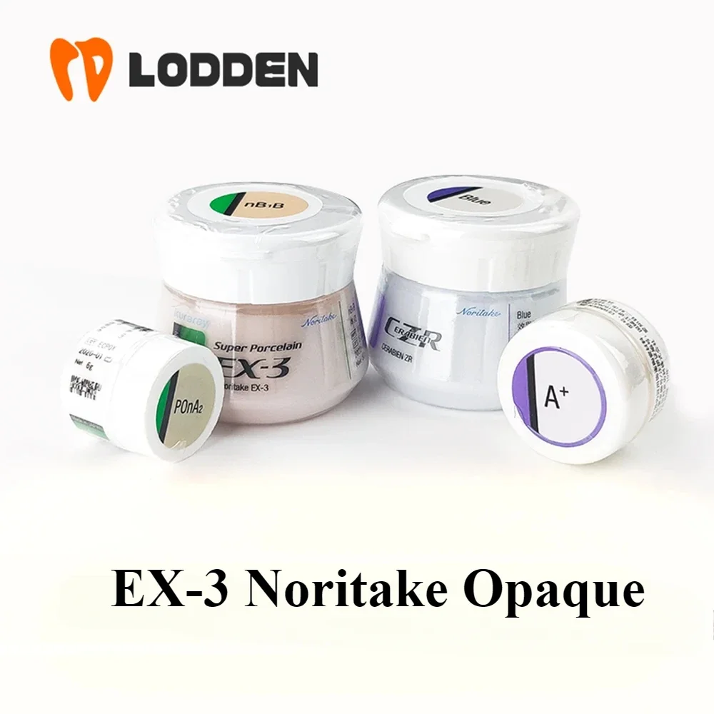 EX-3 Noritake Opaque Porcelain Powder Paste Dental Lab  Powder for Metal Ceramic Dental Restorations GlaZe Powder IS LIQUID