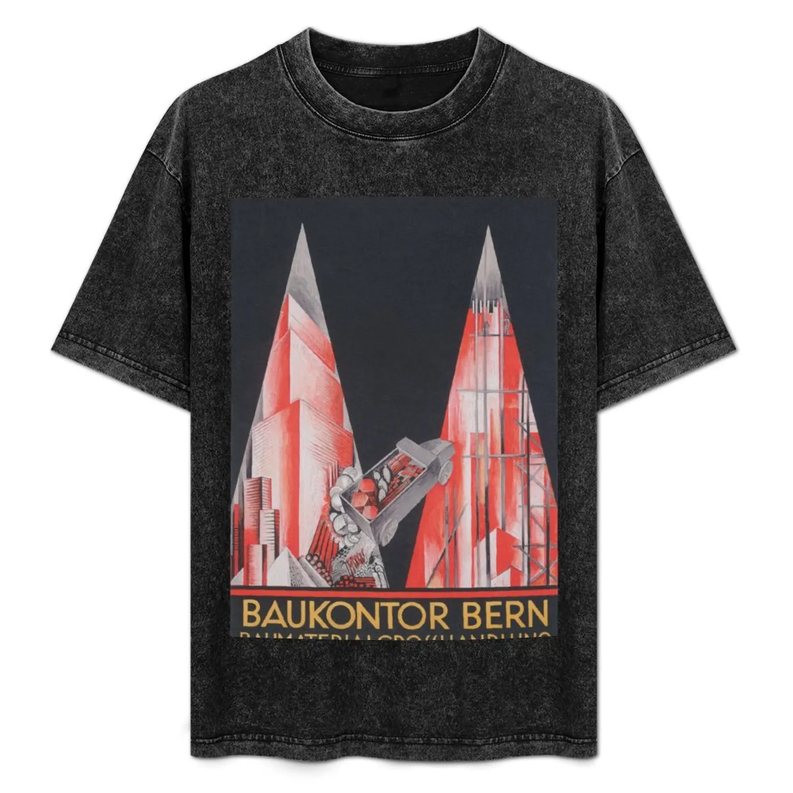 Switzerland Print, Germany Print, Baukontor Bern, Switzerland Poster, Abstract Wall Art T-Shirt cute tops anime shirts men