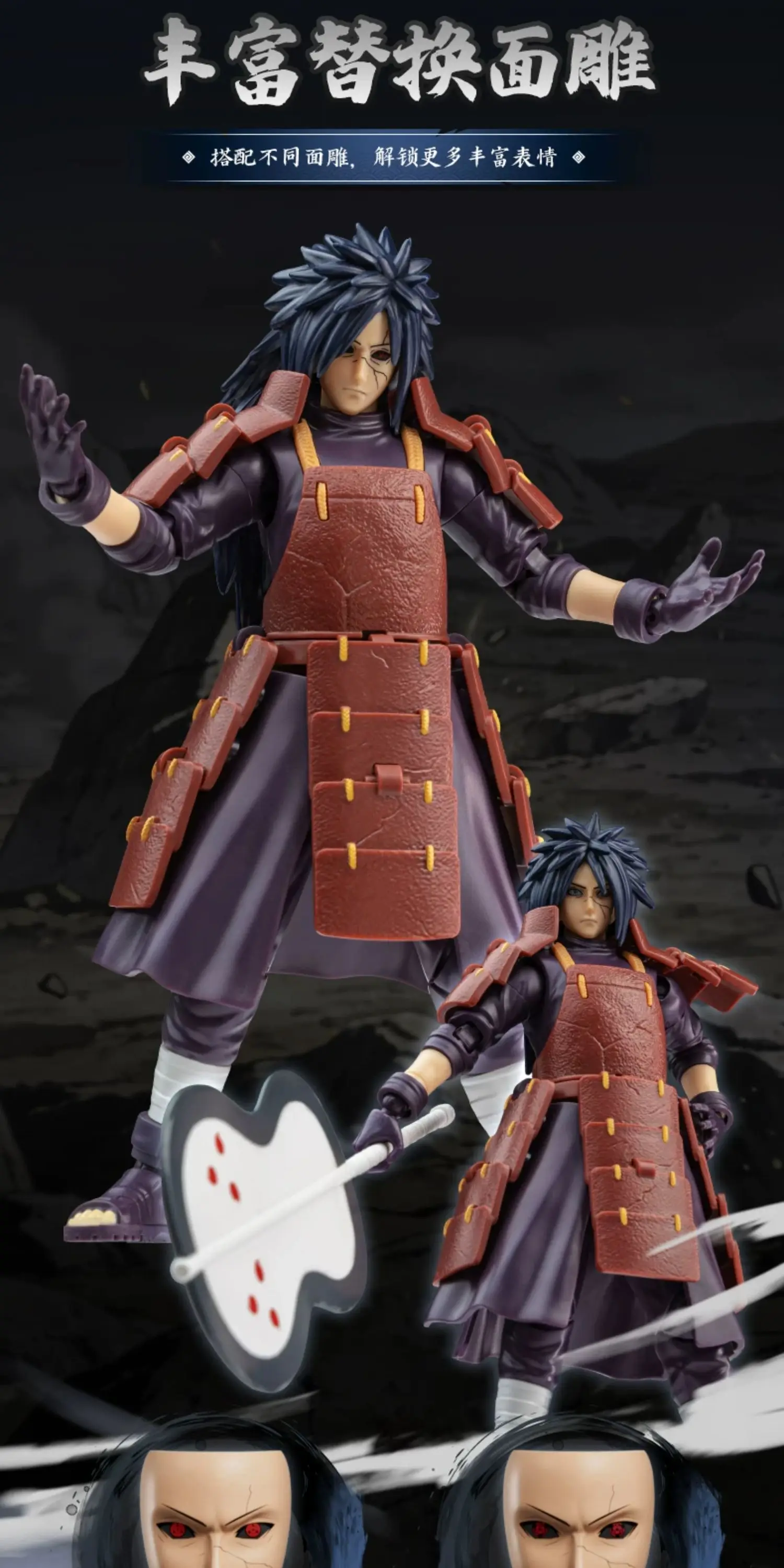 Genuine Blokees Naruto Model Kits Namikaze Minato Hatake Kakashi Haruno Sakura Madara Sasuke Figures Assembly Trendy Toy Gift