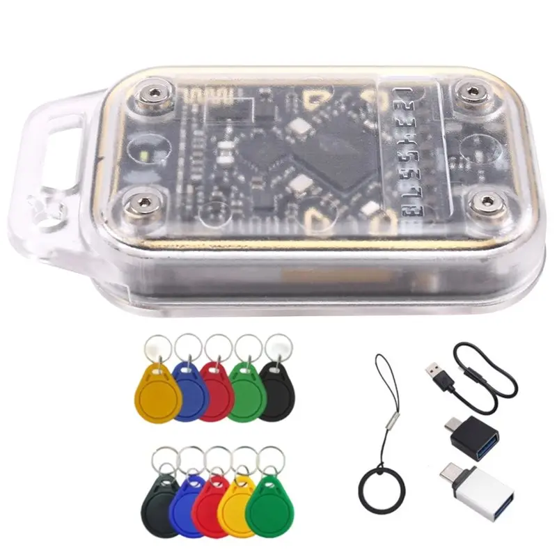 A92Z Chameleon V3.0 RFID Smart Chip Reader Emulator 125K 13.56M ID IC Card Tag Copyer+5XCUID/UID Keychain Read Writer