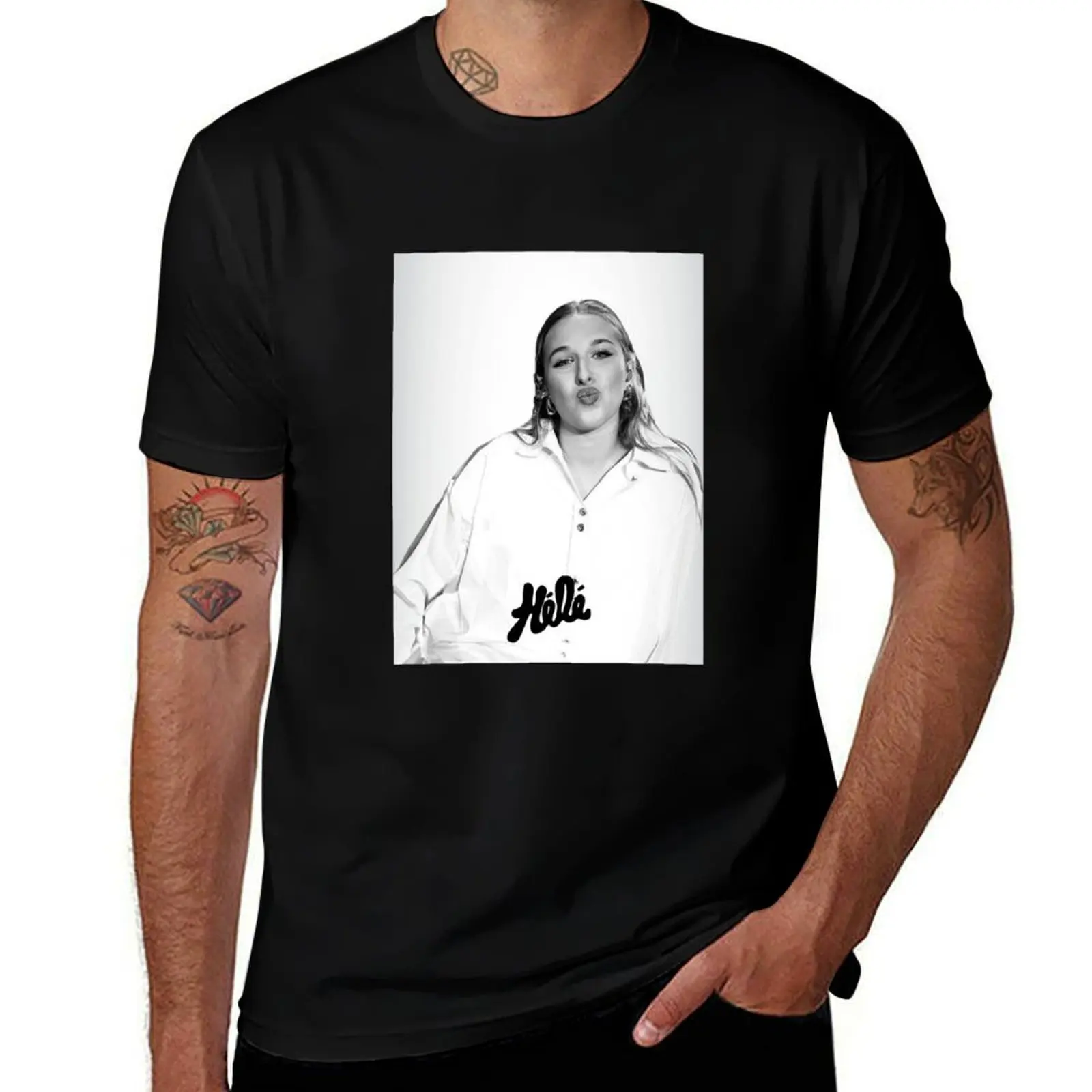 Helena Bailly – nb Mood T-Shirt Croswit Shirt Mann Übergröße Sommer 2025, individuelles T-Shirt, T-Shirts für Männer, Baumwolle