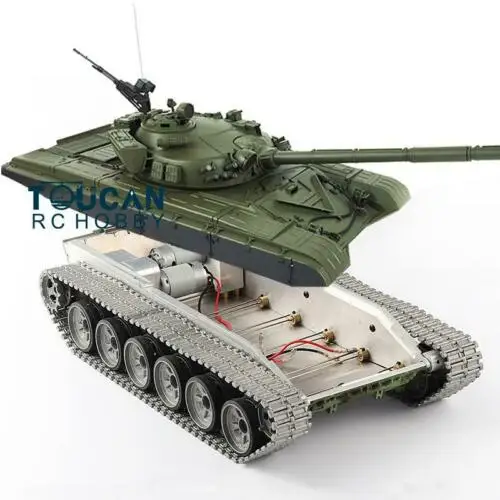 

1/16 Heng Long T72 Tank 3939 Metal Chassis Tracks Wheel 360 Turret BB Infrared Remote Control Vehicle TH16814-SMT2