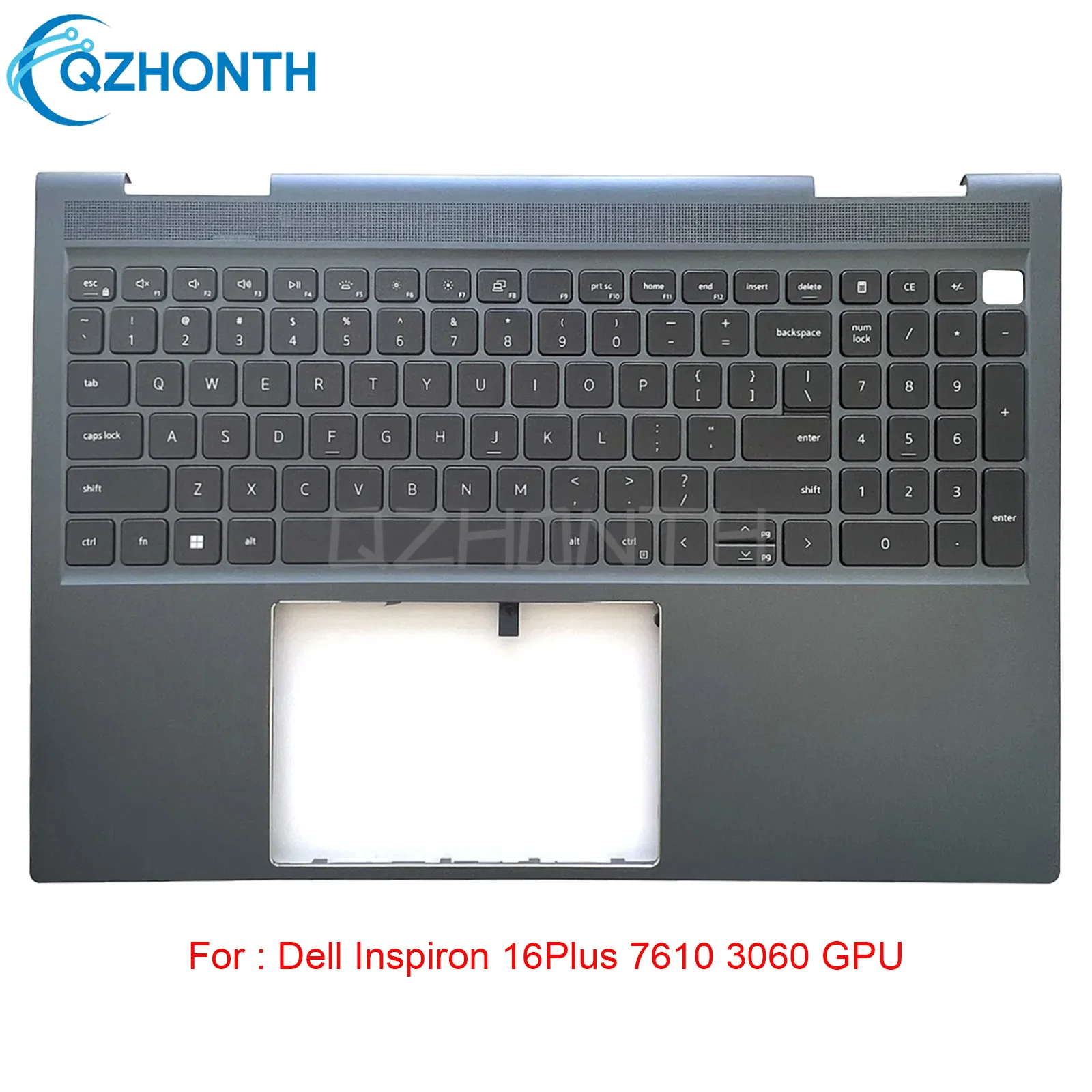 

New Palmrest with Backlit Keyboard For Dell Inspiron 16Plus 7610 3060 GPU Blue 0YRKJM YRKJM 16"