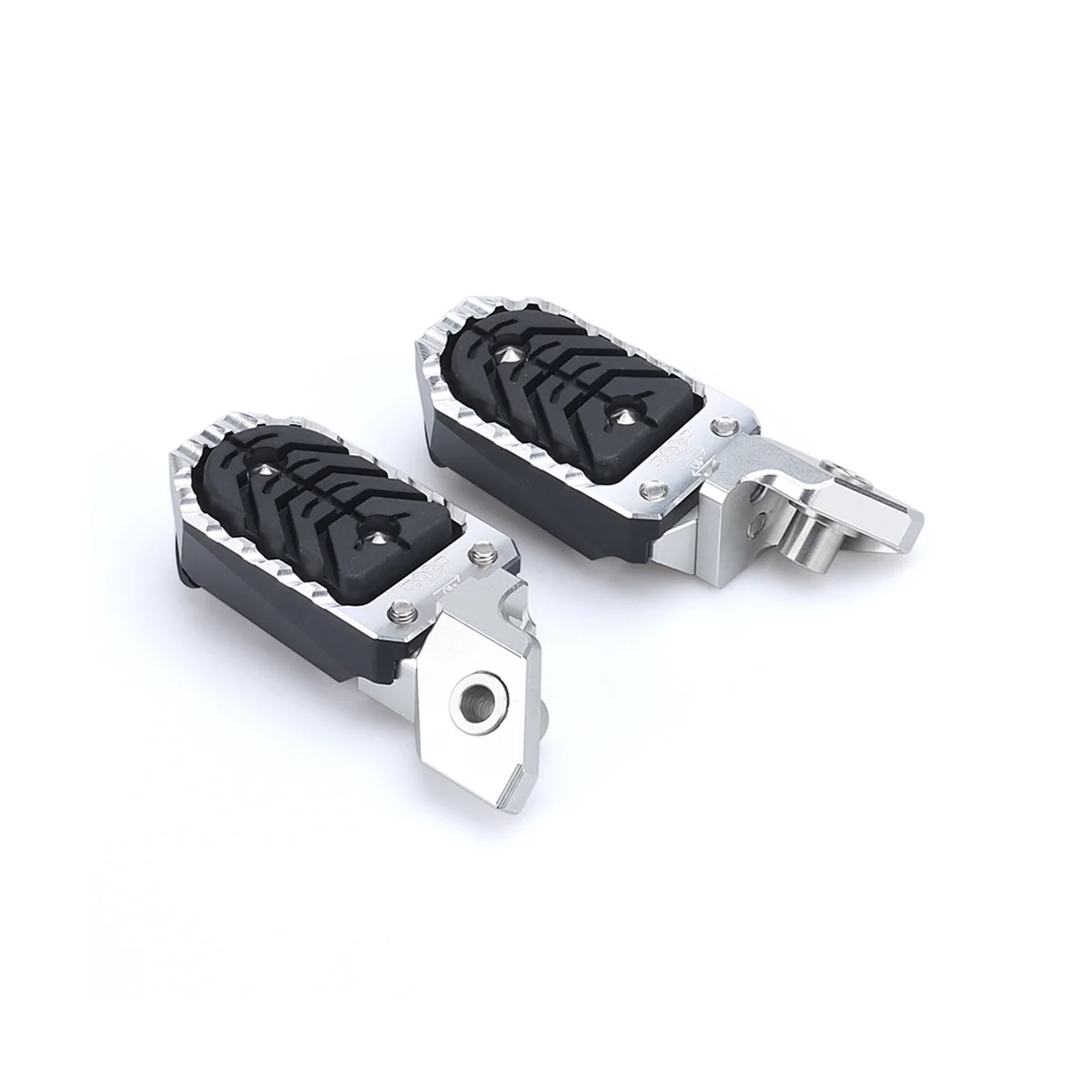 Motorcycle Footrest Footpeg Foot Pegs Accessories for BMW F850GS ADVENTURE F850 GS Adventure ADV F750GS(Silver)