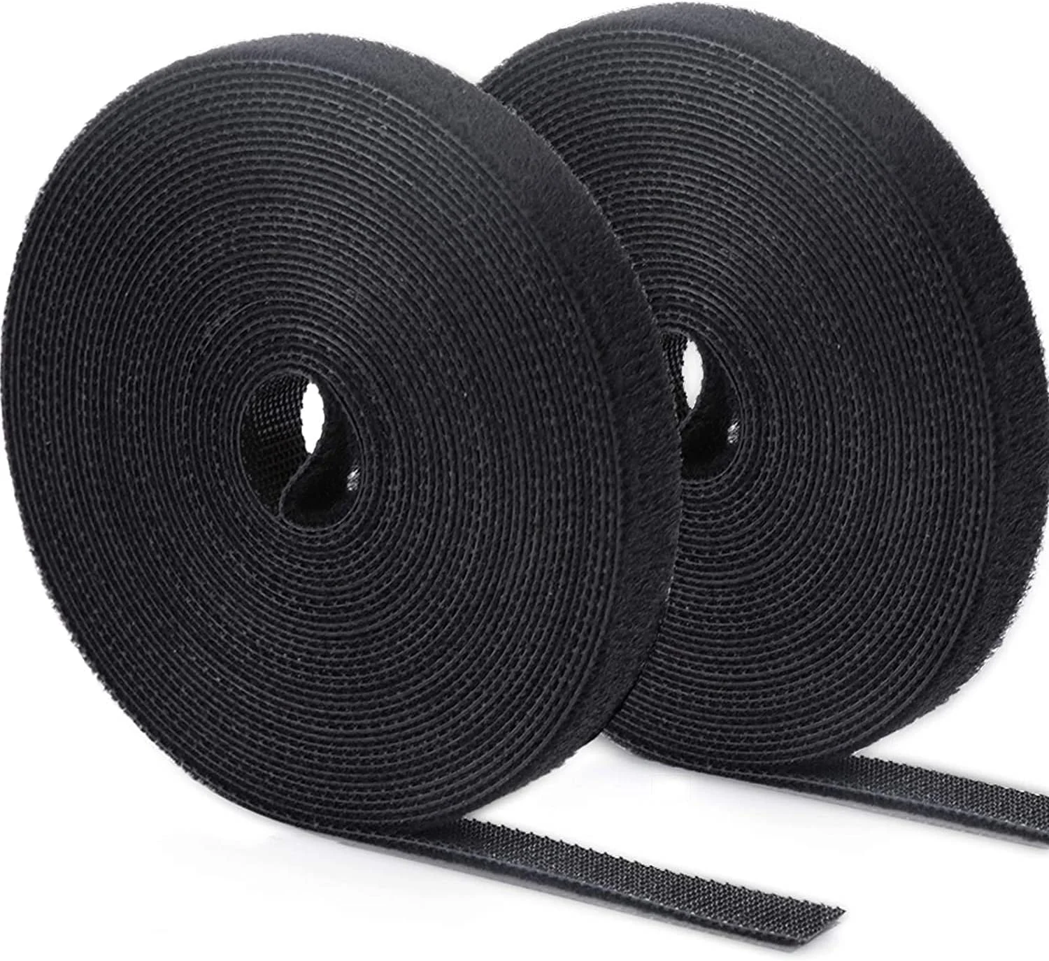 

Fastening Reusable Straps Double-Sided Self Gripping Fastener Cable Management Tape for Home,Office, Wire Bundling (5m x 2 Roll)