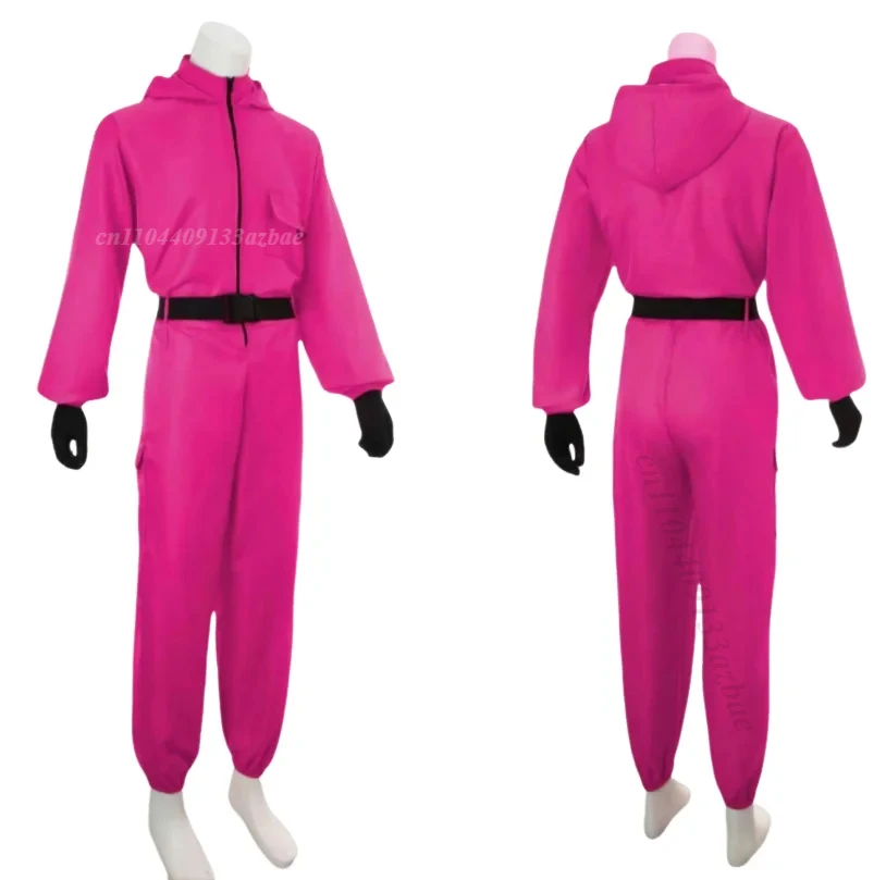 ใหม่สีแดงปลาหมึกยักษ์คอสเพลย์เครื่องแต่งกายสำหรับผู้ใหญ่วัยรุ่นเกมจั๊มสูทปาร์ตี้ฮาโลวีนชุดวอร์มชุดบทบาทเล่นเครื่องแต่งกาย