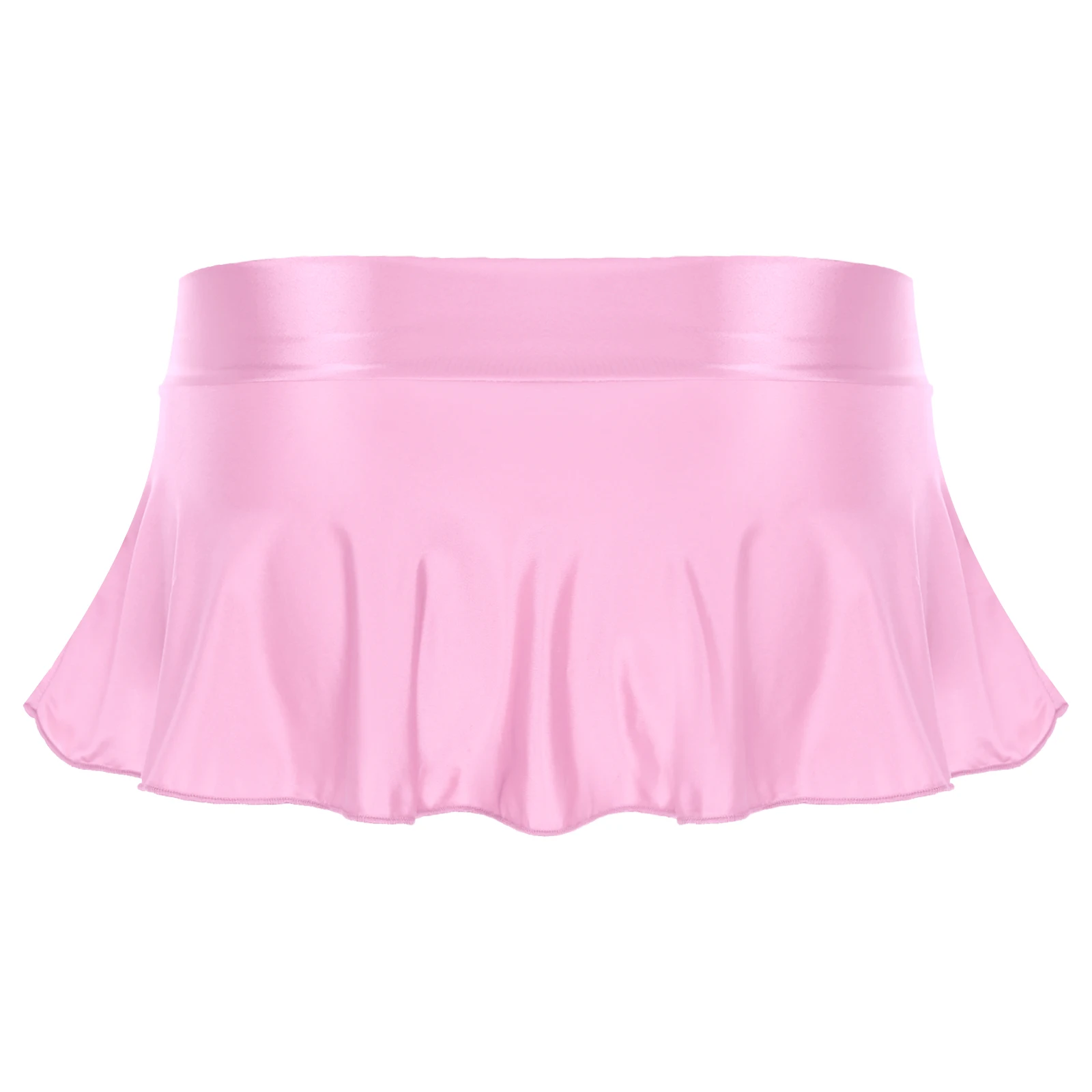 Falda con volantes para mujer, minifalda Sexy de tiro bajo para fiesta en la piscina, parte inferior de Bikini plisada de cola baja, ropa de Club