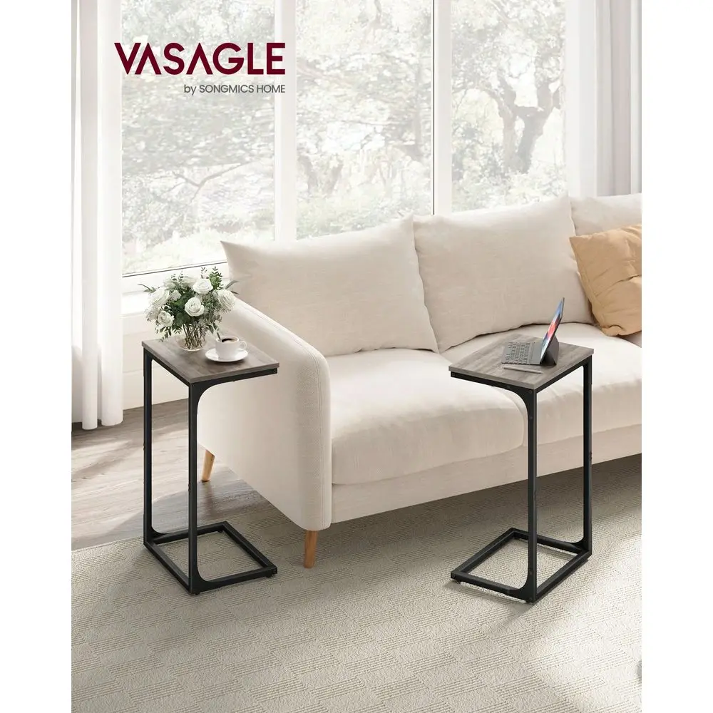 TV Trays Set Of 2 C Table Couch Side Table Set Of 2 C Shaped End Table Couch Tables That Slide Under