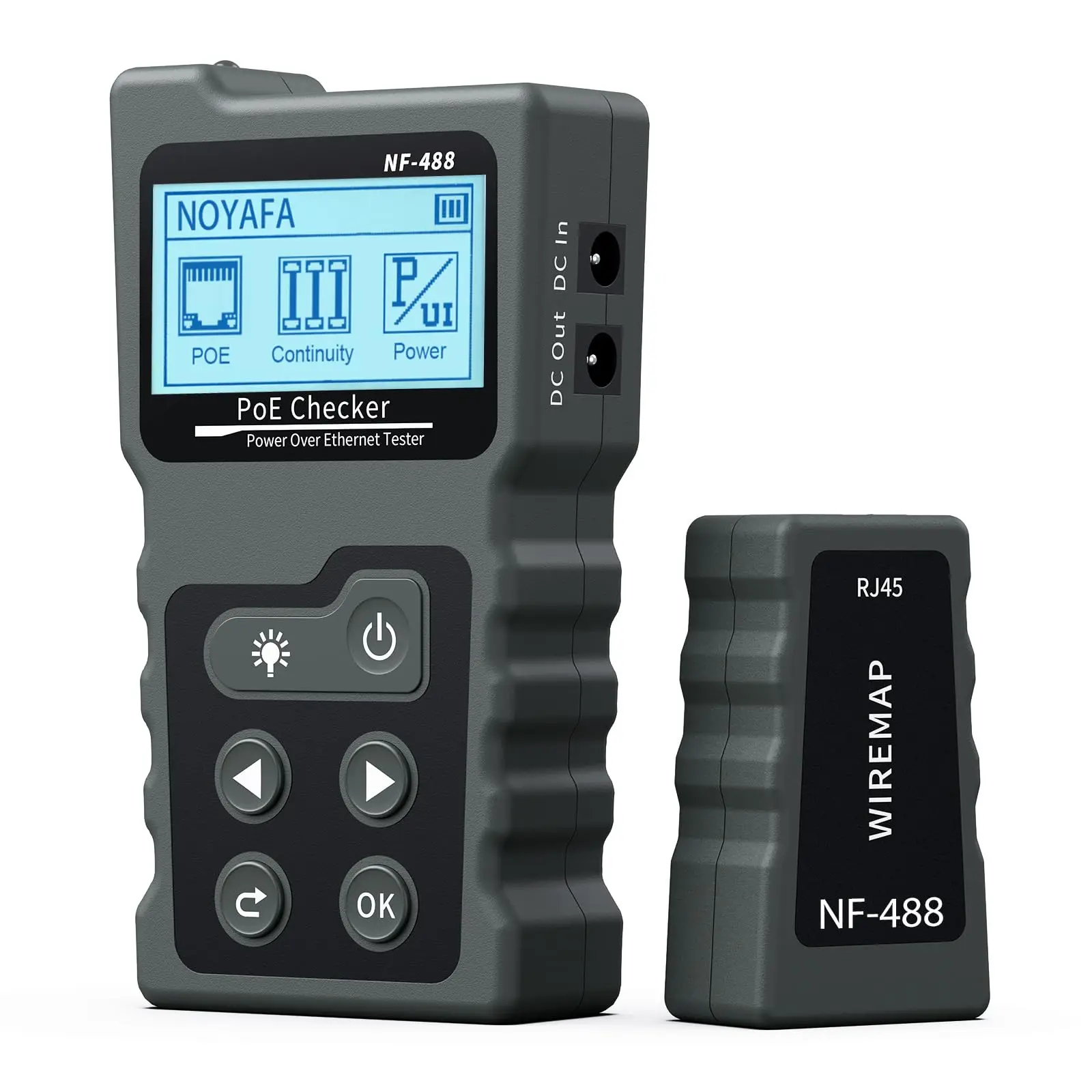 LCD Display Digital Signal Ethernet Cable Length Network Cable Finder Network Power Tester