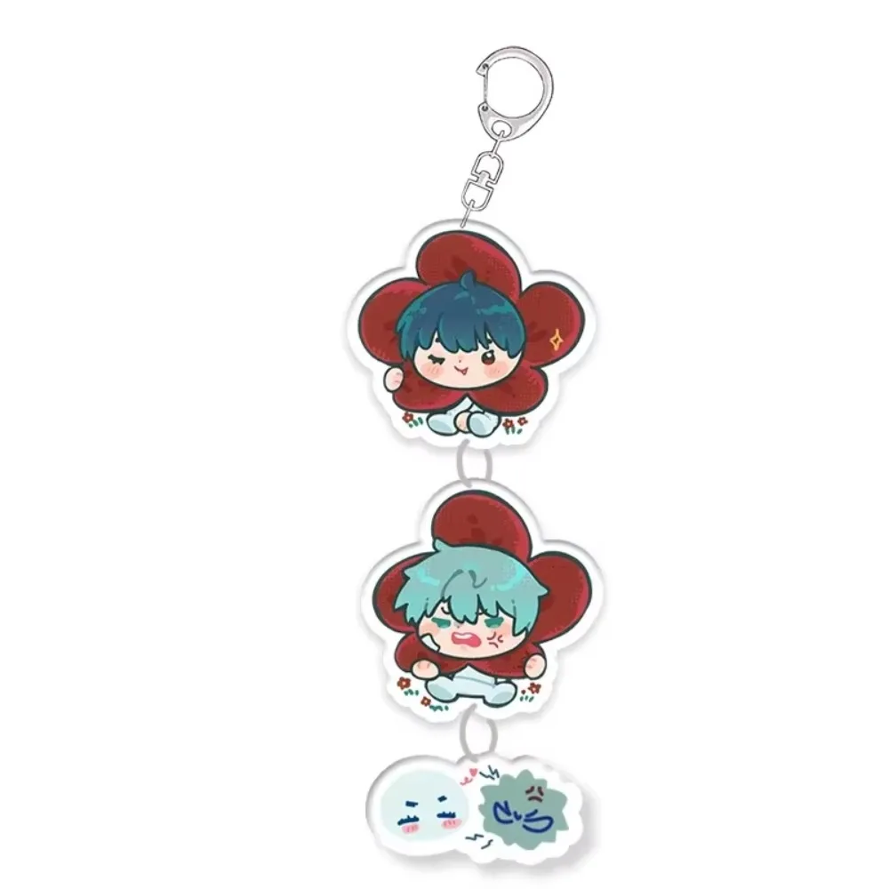 

Acrylic Keychain Alien Stage Anime Cartoon Key Chain Ivan Till Keyring Bags Key Ring Car Pendnat Kawaii Kids Friend Gift Cosplay