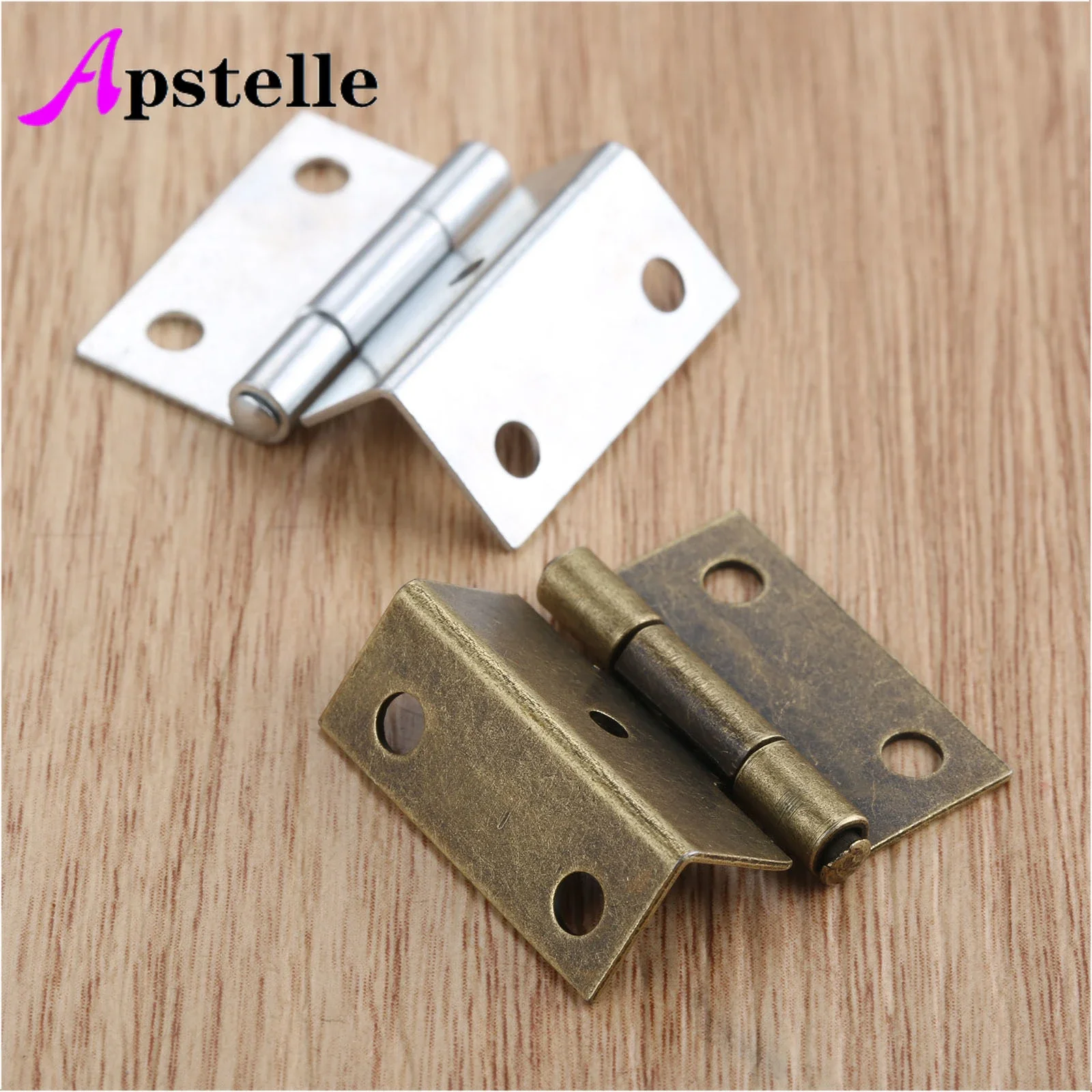Apstelle 4 قطعة 25*15*12 مللي متر خزانة المفصلي الباب الأمتعة الأثاث مجوهرات صناديق خشبية خمر الصينية القديمة المفصلي زخرفة الأثاث