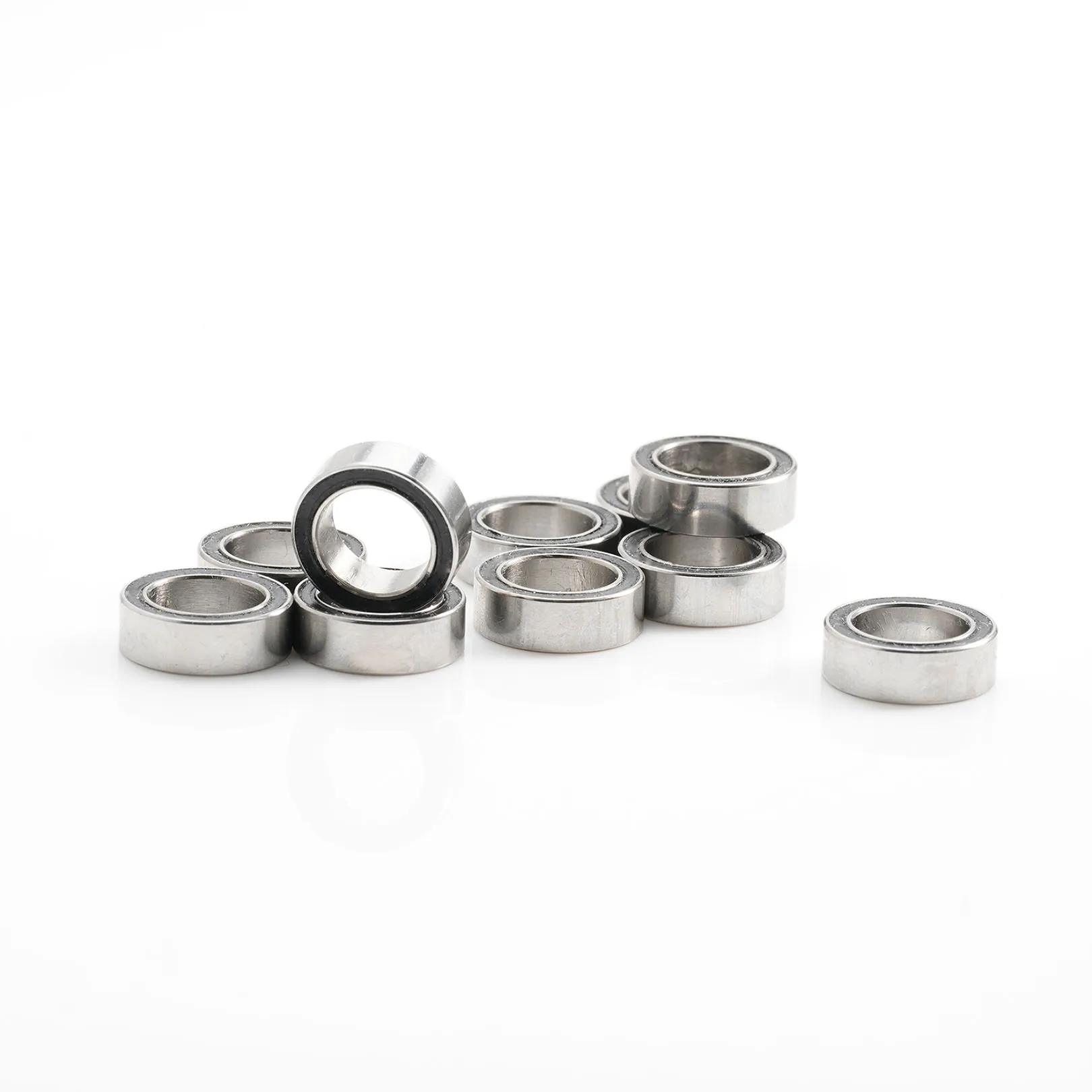 R168RS Lager ABEC-7 10Pcs 1/4 "x3/8" x1/8 "zoll Miniatur R168 2RS Ball lager Für RC Modell Teile R168-RS RI-614DD – Detail 7