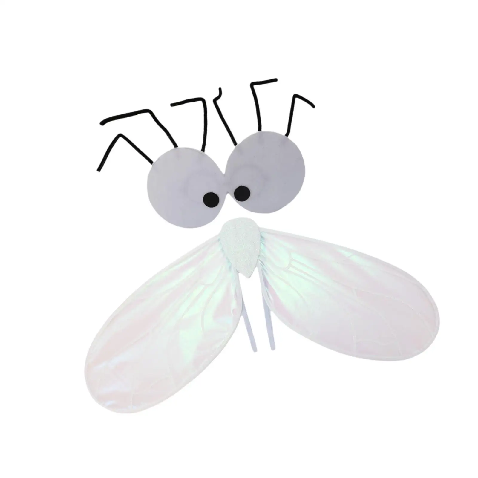 Unique Fly Costume Set Kids Cosplay Wing and Mask for Halloween Carnival and Performance Accessories