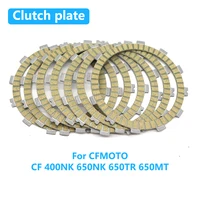 Para CFMOTO CF 400NK 650NK 650TR 650MT NK TR MT 400 650 accesorios de motocicleta kit de placa de disco de fricción de embrague