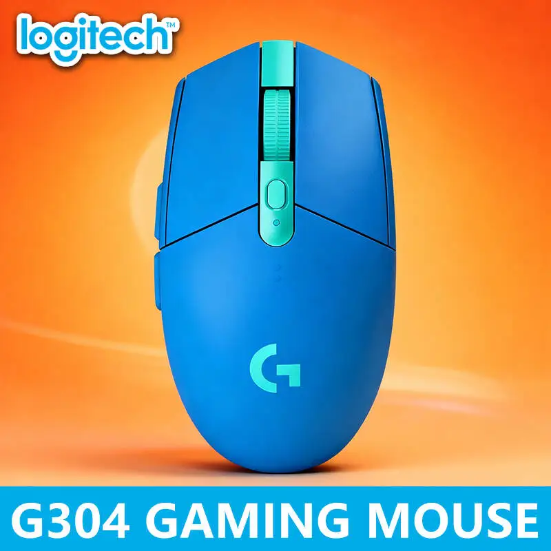Logitech G304 Gaming Mouse - 2.4GHz Wireless Connection, Customizable DPI, Lightweight Design for FPS/MOBA Games