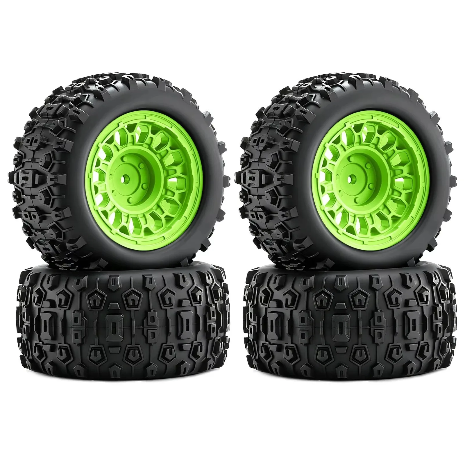 1/16 ARRMA Mini Kraton 3S BLX Wheel Tire Kit 4Pcs 90x45mm 12mm Hex RC Truck Upgrade Replacement Parts