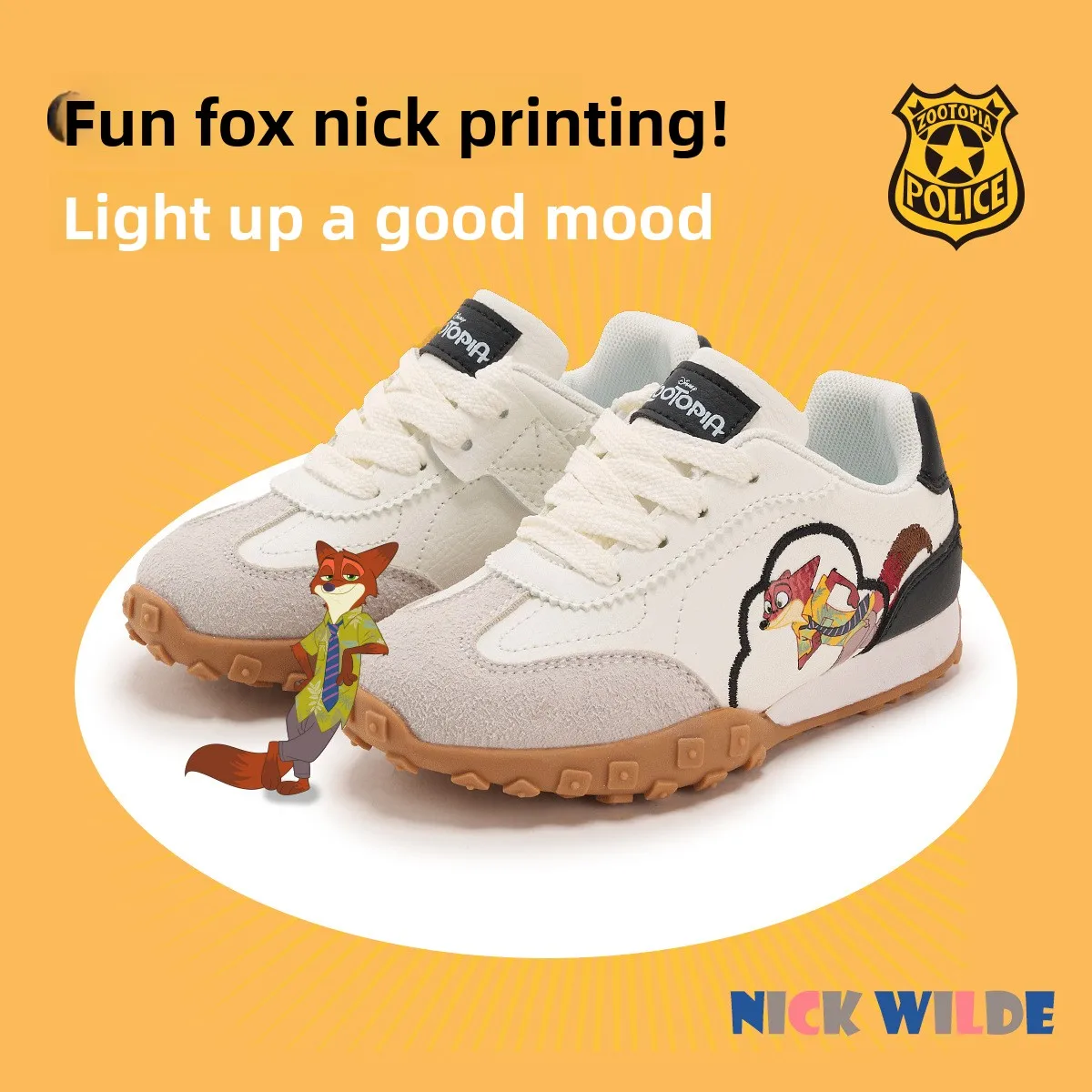أحذية ديزني زوتوبيا الرياضية الكاجوال للأطفال للأولاد أحذية فورست غامب أحذية الجري للفتيات