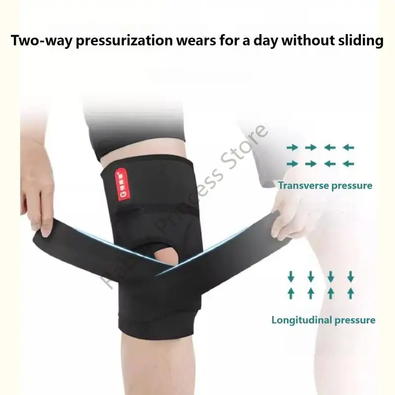 

BX0F Athletic Knee Brace Knee Support Sleeve Pad With Meniscus Protections For Running Basketball And Gym Workout Exercise