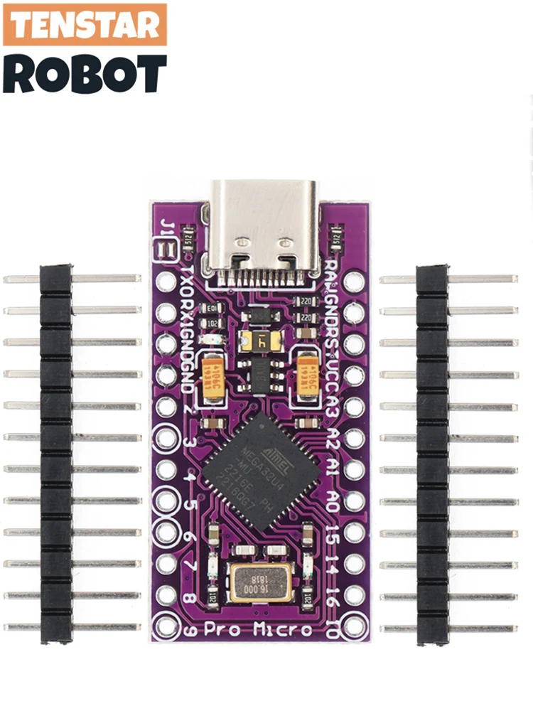 Picture 5: MICRO/TYPE-C USB ATMEGA32U4 Module 5V 16MHz Board For Arduino ATMEGA32U4-MU Controller Pro-Micro Replace Pro Mini