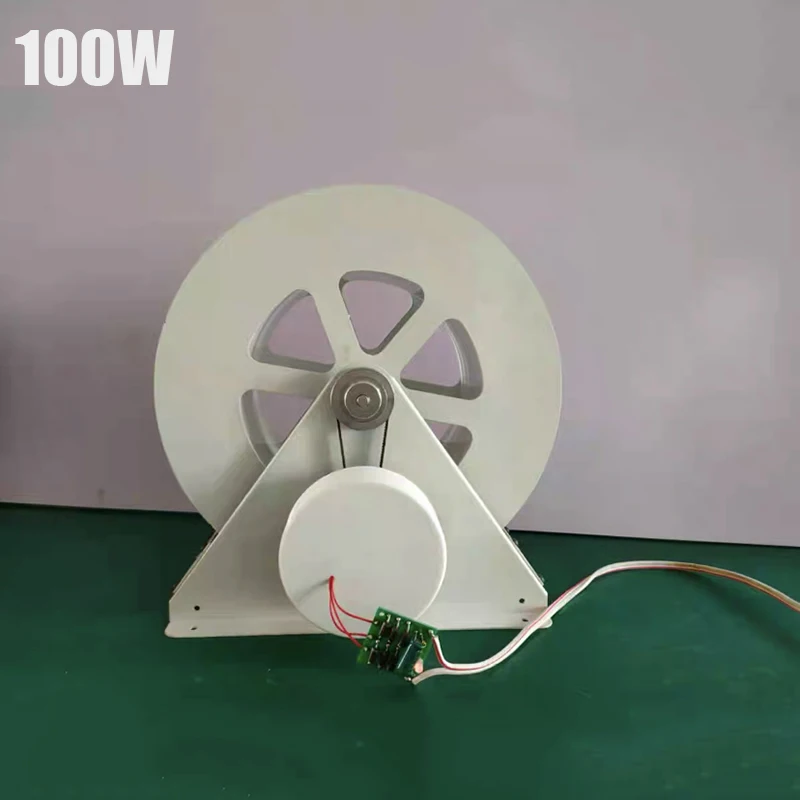 

50W/100W Low-speed power supply for water turbine generator, landscape decoration/rockery outdoor wind turbine voltage regulator