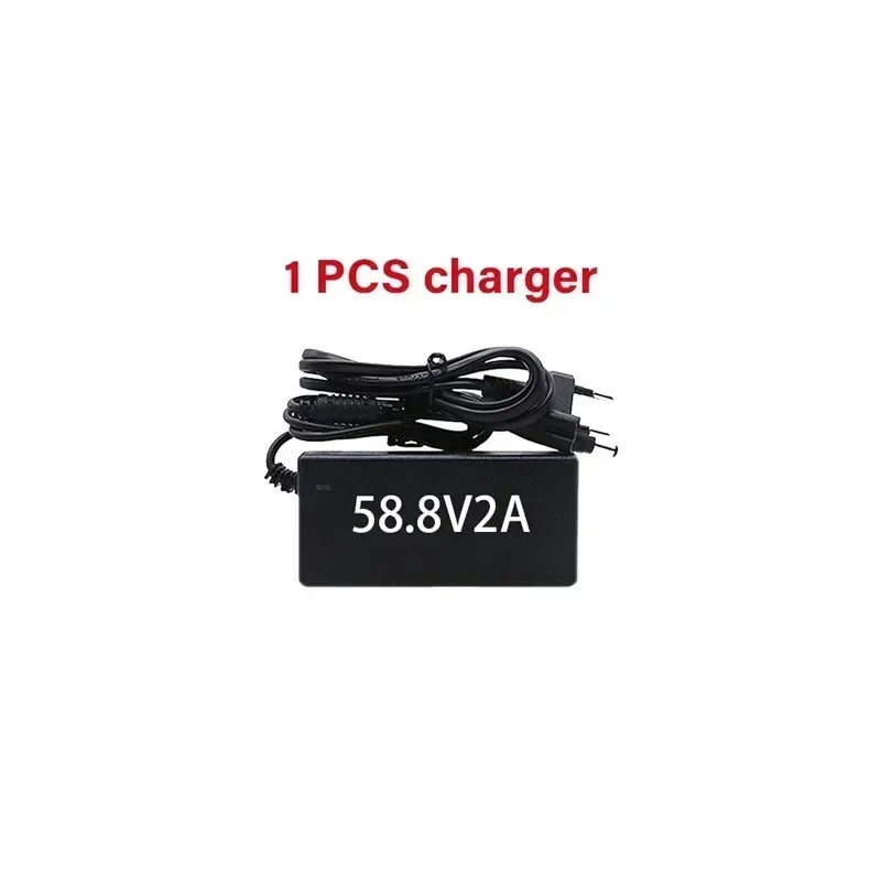 Best-selling Rechargeable Lithium Battery Pack 14S2P 18650, Power 52V, Actual Capacity 38000mAh, Built-in BMS + 58.8V Charger