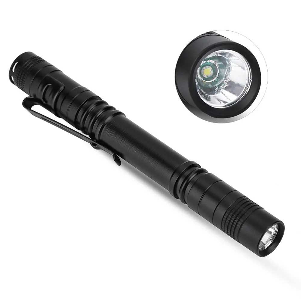 Easy Carry Mini Flashlight Pen-shaped Compact LED Torch Portable Super Bright Handheld Light Portable Carry