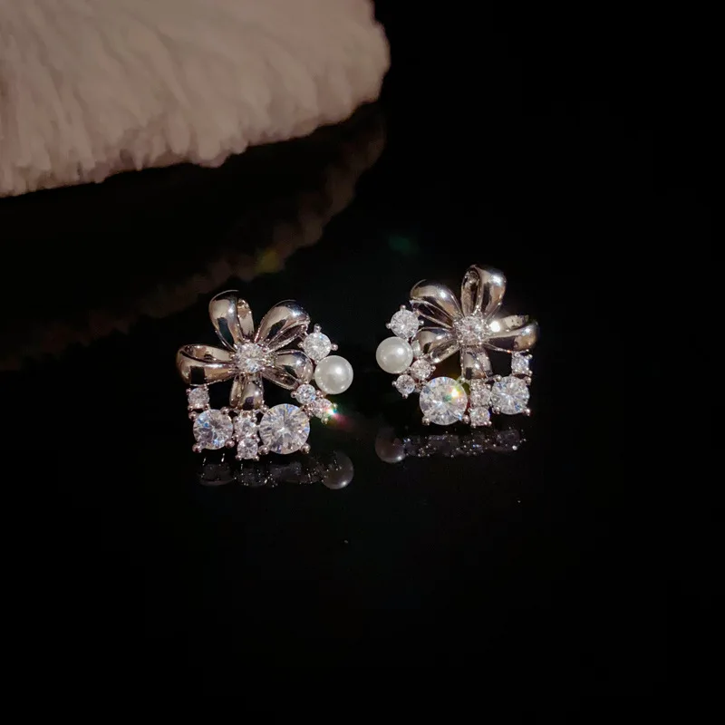 قلادة أقراط للسيدات مع إبرة فضية S925 ريترو، إكسسوارات مجوهرات بسيطة وعصرية ومتعددة الاستخدامات