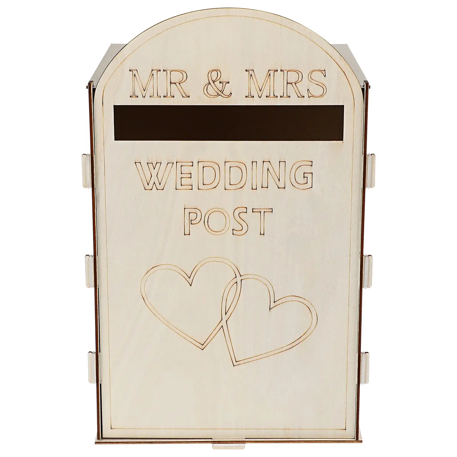 

Ornaments Wooden Mailbox Rustic Design Quality Material Wedding Party Decoration Post Box Cards Notes