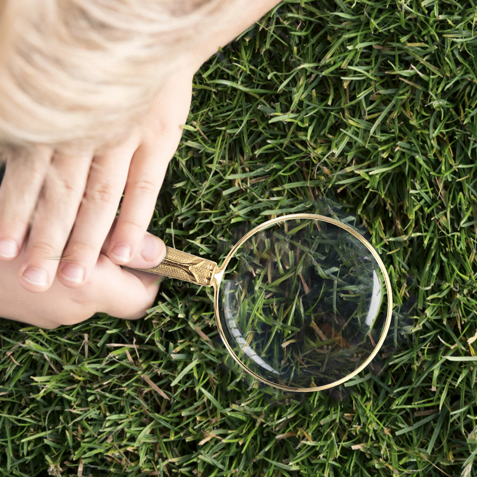 

Kids Insect Magnifying Glass Portable Handheld Outdoor Observation Science Explore Durable Practical Simple Design