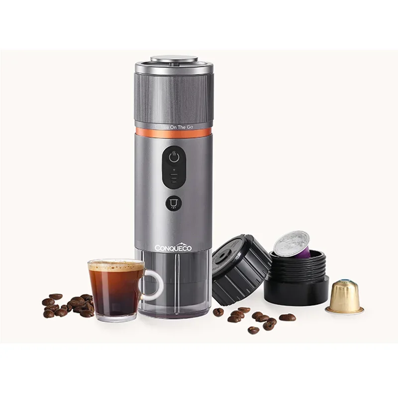 

High Quality Portable Usb Espresso Maker with Heated Water, Stainless Steel