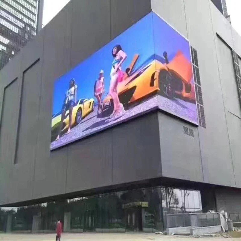 

BOTAI P6 Big Outdoor LED Media Screen Eye Catching 3D Effect HD Movie Video Screen on Building Wall