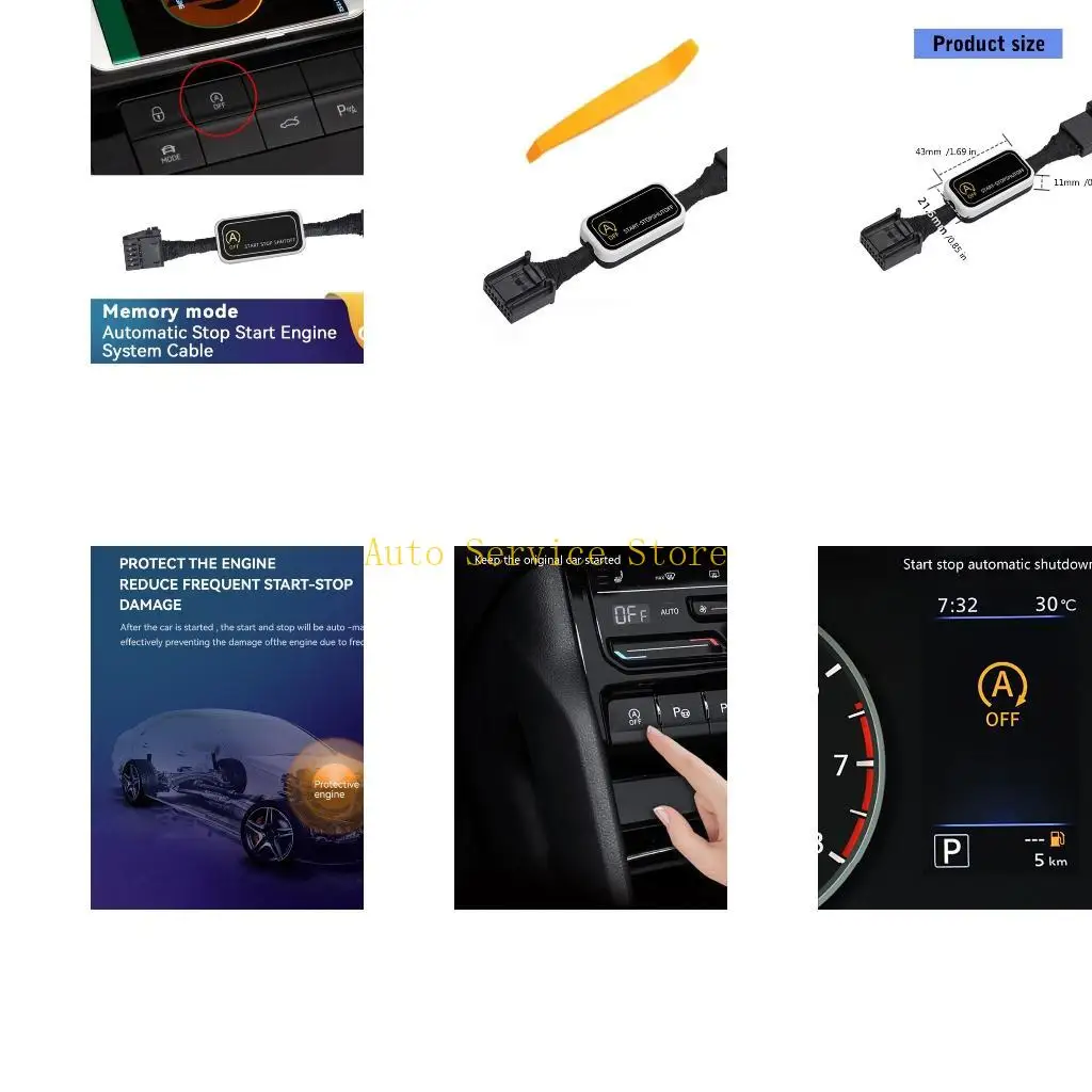 462A Car Automatic Start Stop Engine System Eliminators Device Control Plugs