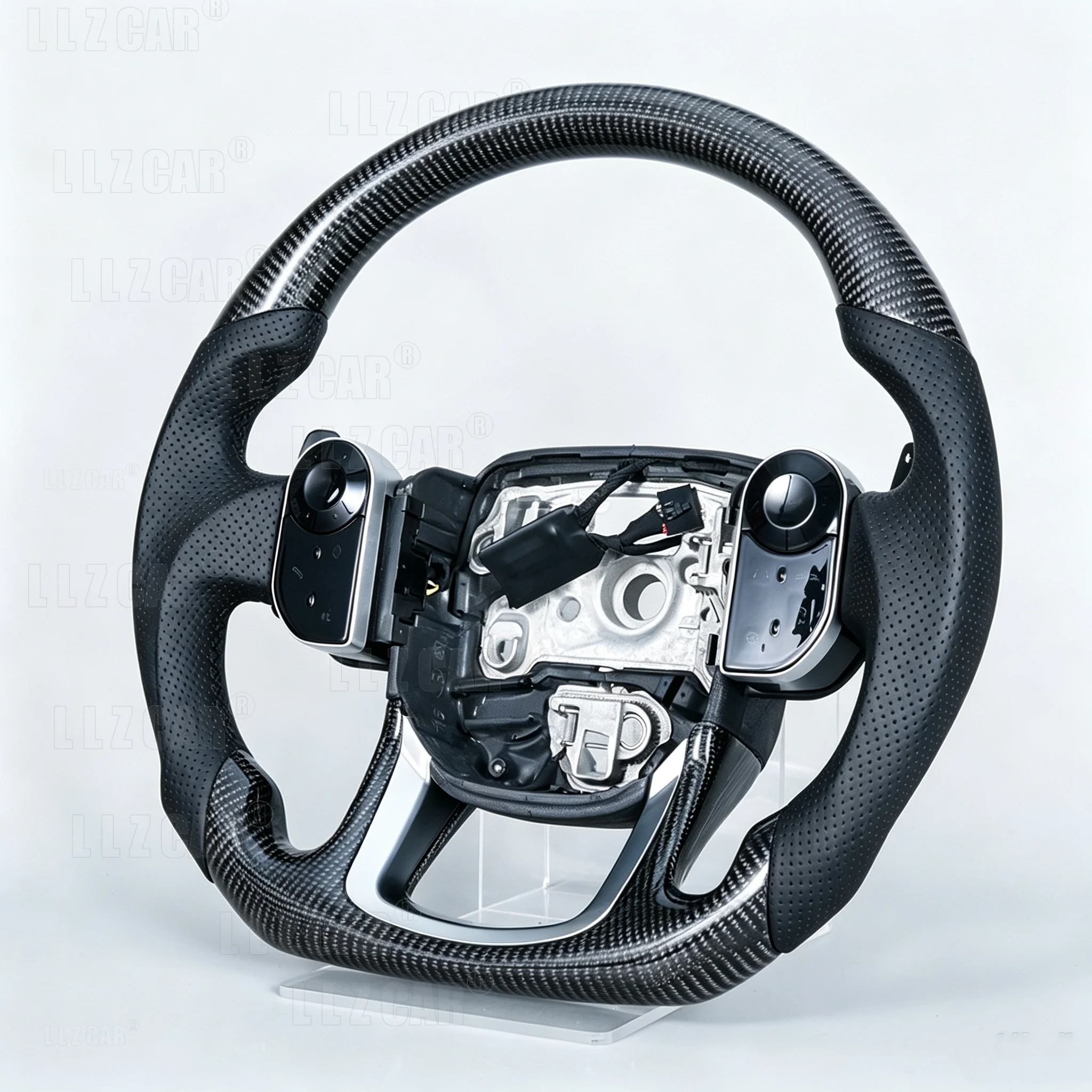 Real Carbon Fiber Steering Wheel for Ford Mustang EcoBoost GTShelby GT350 GT350R 2010-2014