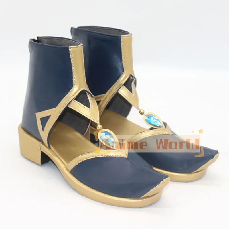 Genshin Impact Kaeya Sailwind Shadow Nuove scarpe cosplay in pelle Stivali di carnevale di Halloween realizzati su misura