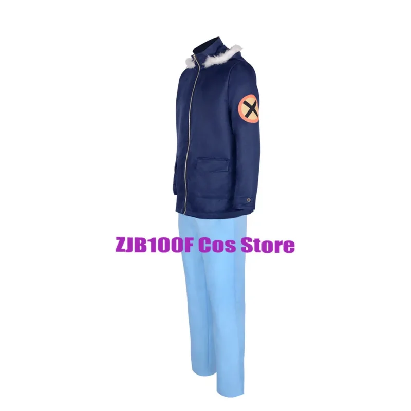 Disfraz de Cosplay de Scott Pilgrim para adultos y niños, uniforme de Anime, conjunto de pantalones y abrigo superior, traje de juego de rol para fiesta de Halloween