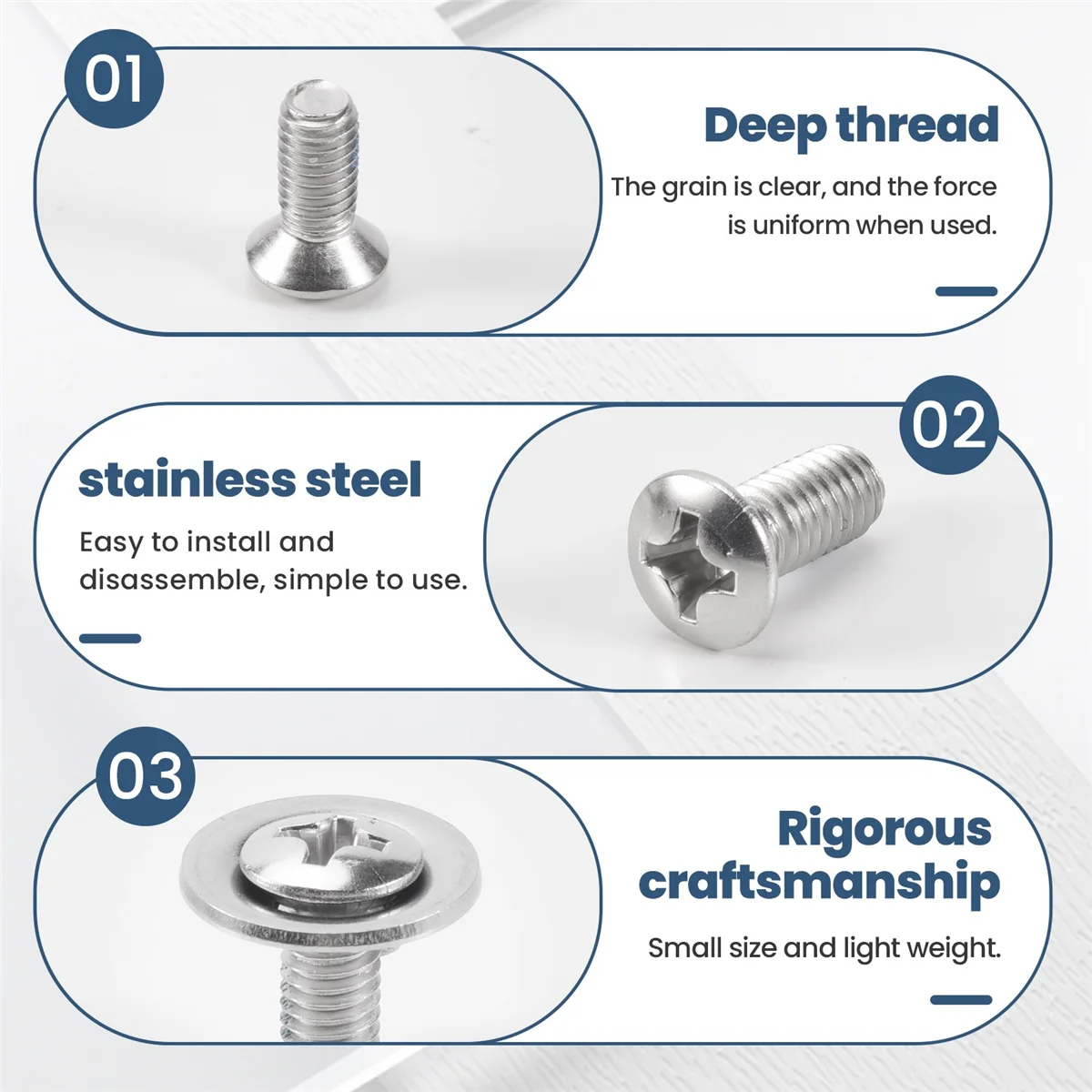 ABAZJ Snowboard Binding Screw Set Include 4 Pieces Snowboard Mounting Screws and 4 Pieces Snowboarding Screw Washers