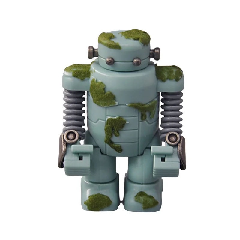 Dostępne od ręki japońskie licencjonowane gachapony - seria Rustykalny i Abandonowany Robot, figurki w skali 1/12 do domku dla lalek/scen z jedzeniem.