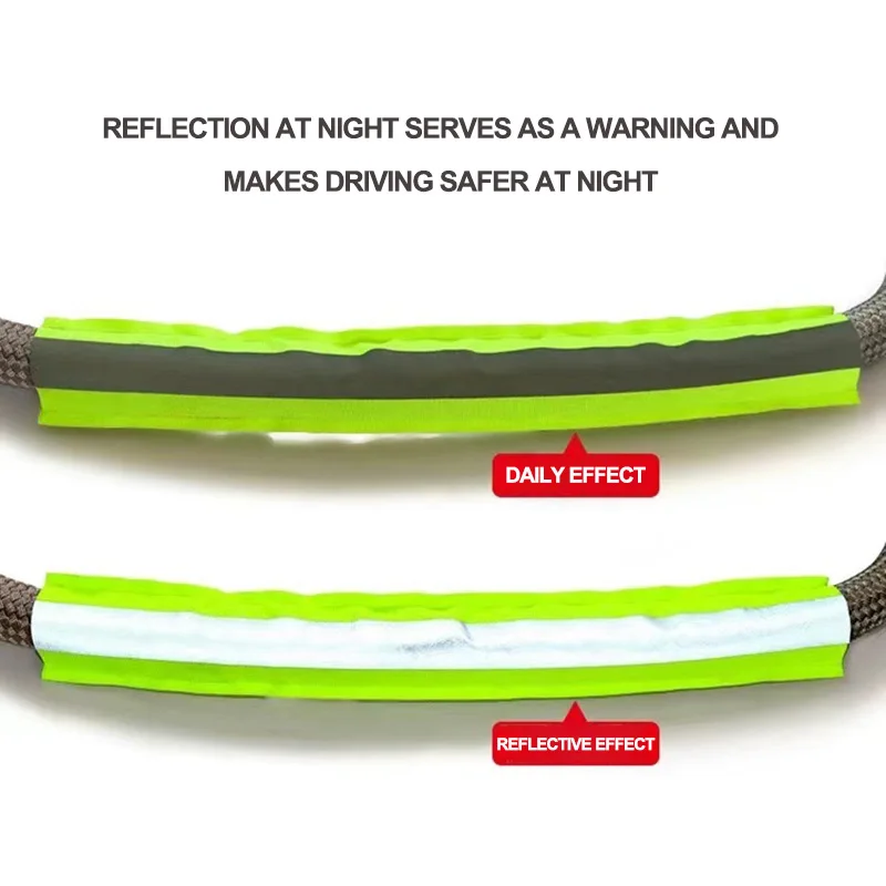 Upgraded Car Tow Strap Wear-Resistant Tow Rope with Hook Off Road Vehicle Rescue Rope Car Accessories