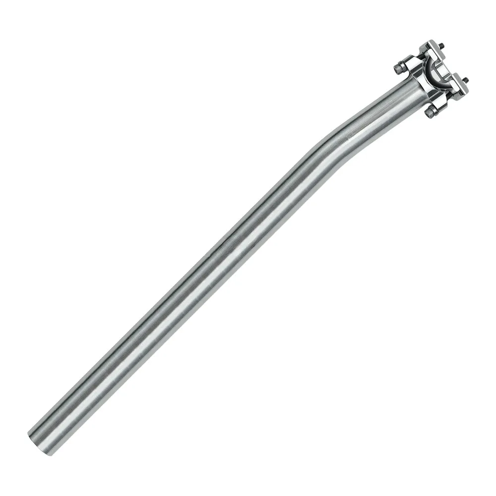 Verstellbare Aluminium-Legierung Doppelbolzen-Sattelstütze mit Hinterer Versatzverstellung für Mountainbike und Rennrad, Fahrrad-Sattelhalterung Zubehör