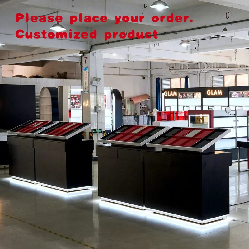 custom.Custom Beauty Store Interior Design with Cosmetic Display Cabinets One Stop Retail Solution