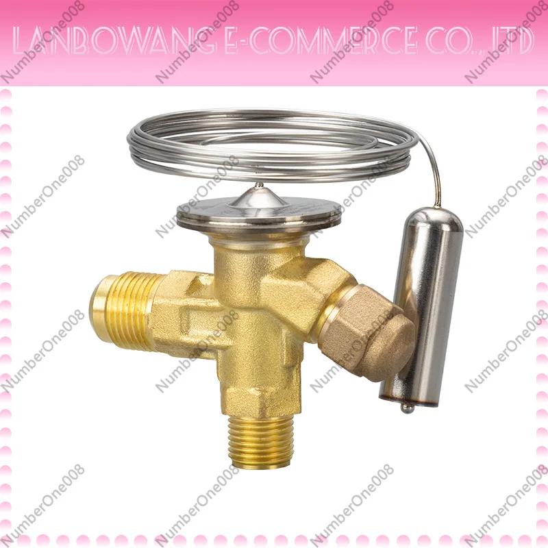 Thermal Expansion Valve Angle Type Internal Equalization 1/4 Ton for R22 R404A R134A Refrigeration AC