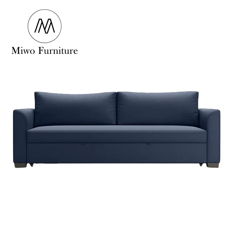 

Nordic Folding Fabric Sofa Bed for Living Room High Quality Modern Folding Couch With Luxury Multifunction Murphy Bed with Sofa