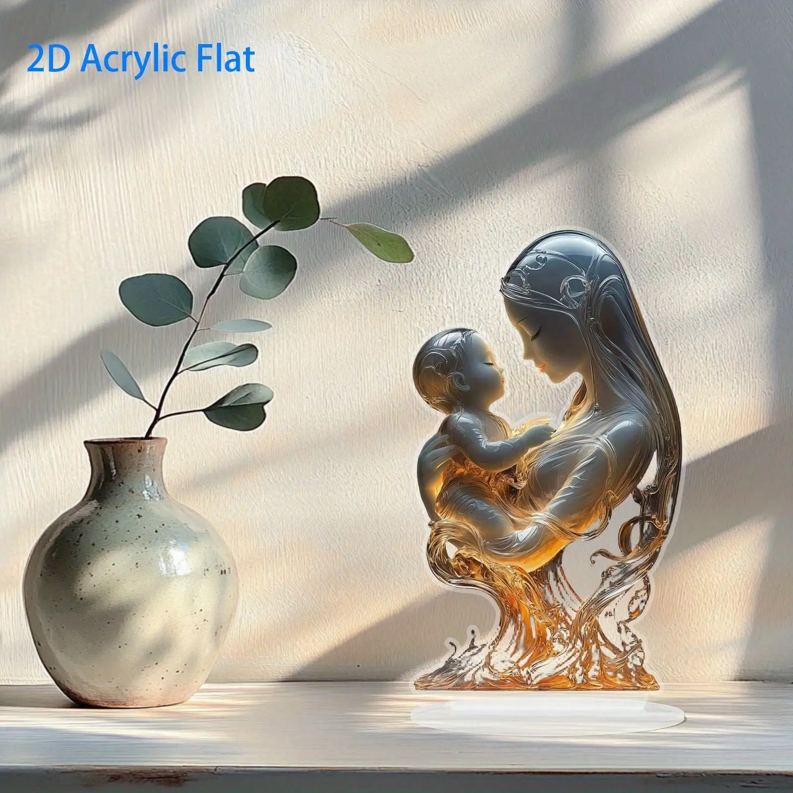 1 Stück 2D flache Mutter-Kind-Umhängedekoration, geeignet für die Schlafzimmerdekoration, ist das perfekte Geschenk für Mütter