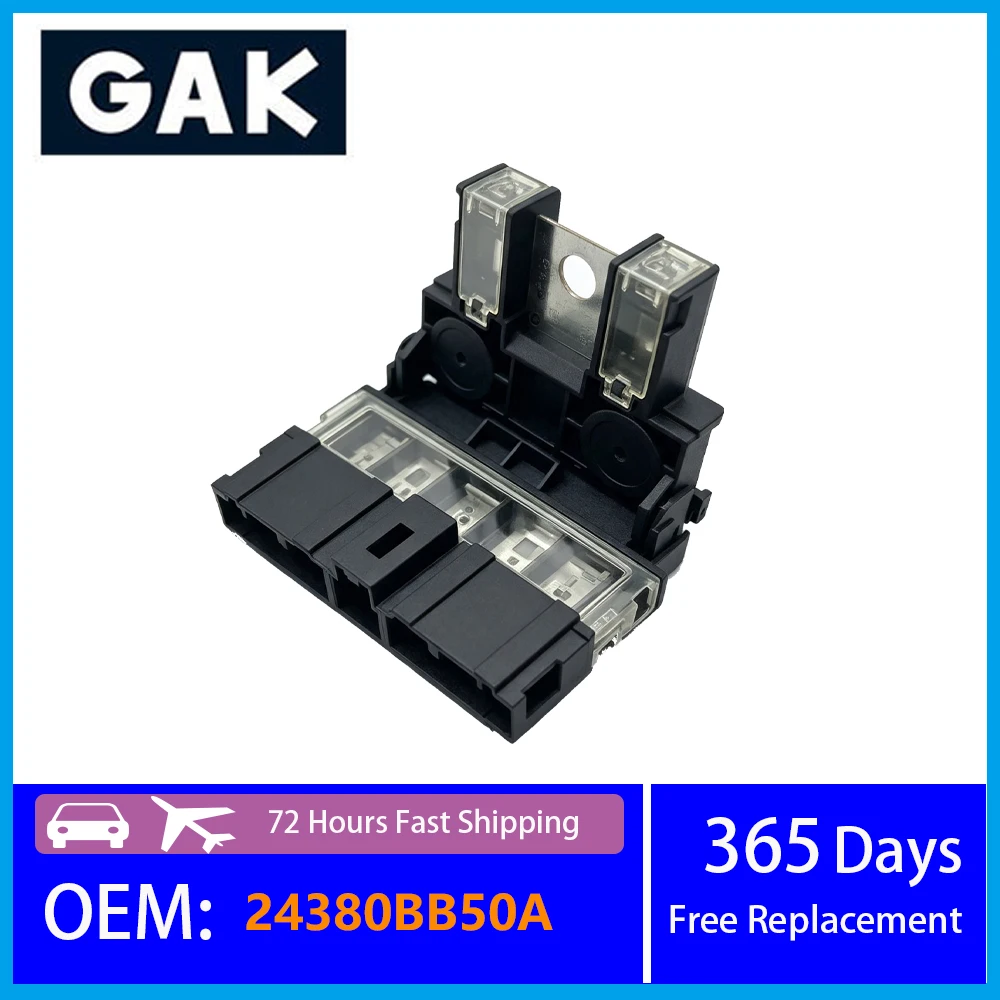 24380BB50A Fuse Box Socket Accessories For Nissan JUKE MICRA IV QASHQAI II X-TRAIL Renault KADJAR KOLEOS II Replacement Part