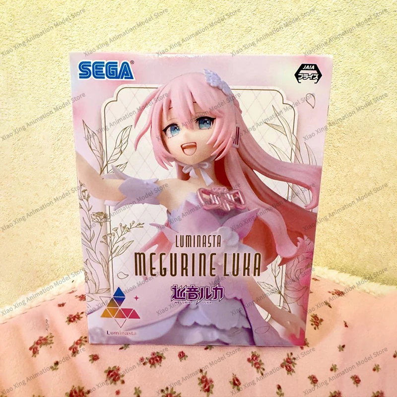 In Stock SEGA Original Luminasta Hatsune Miku Series Megurine Luka PVC Anime Figure Model Action Figures Collection Toy