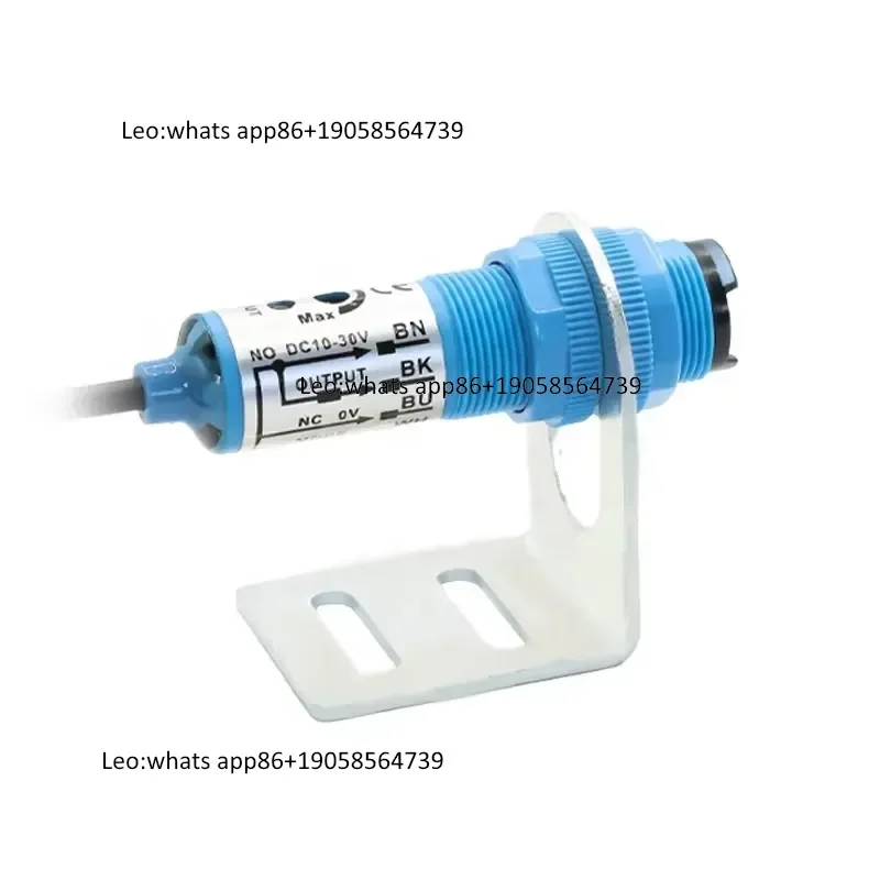 GF-R11 M12 NPN Output Photoelectric Sensor PBT Plastic Shell IP65 12-24VDC 940nm Specular Reflection Long-Distance