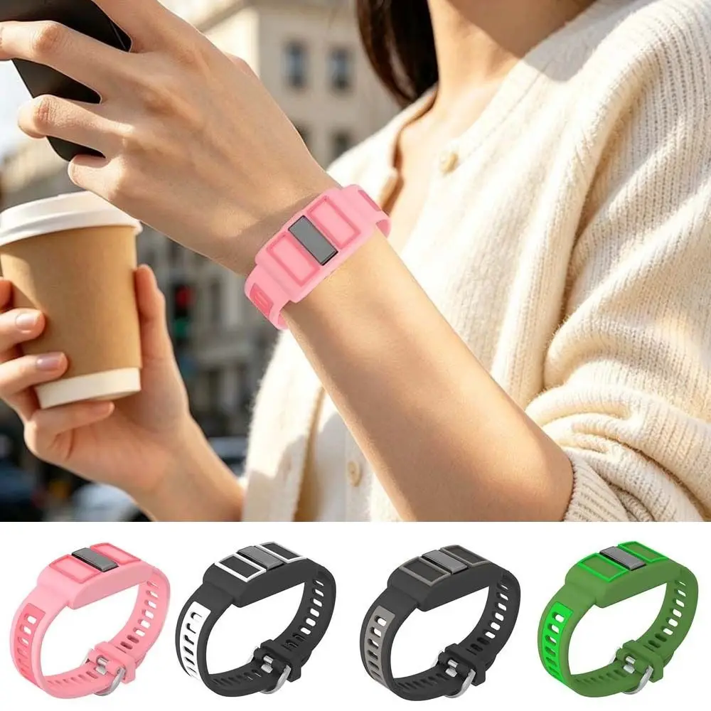 Soft Silicone Strap Adjustable Fully Enclosed Replacement Bands Scratch-resistant Waterproof Sport Wristband for Hume Band