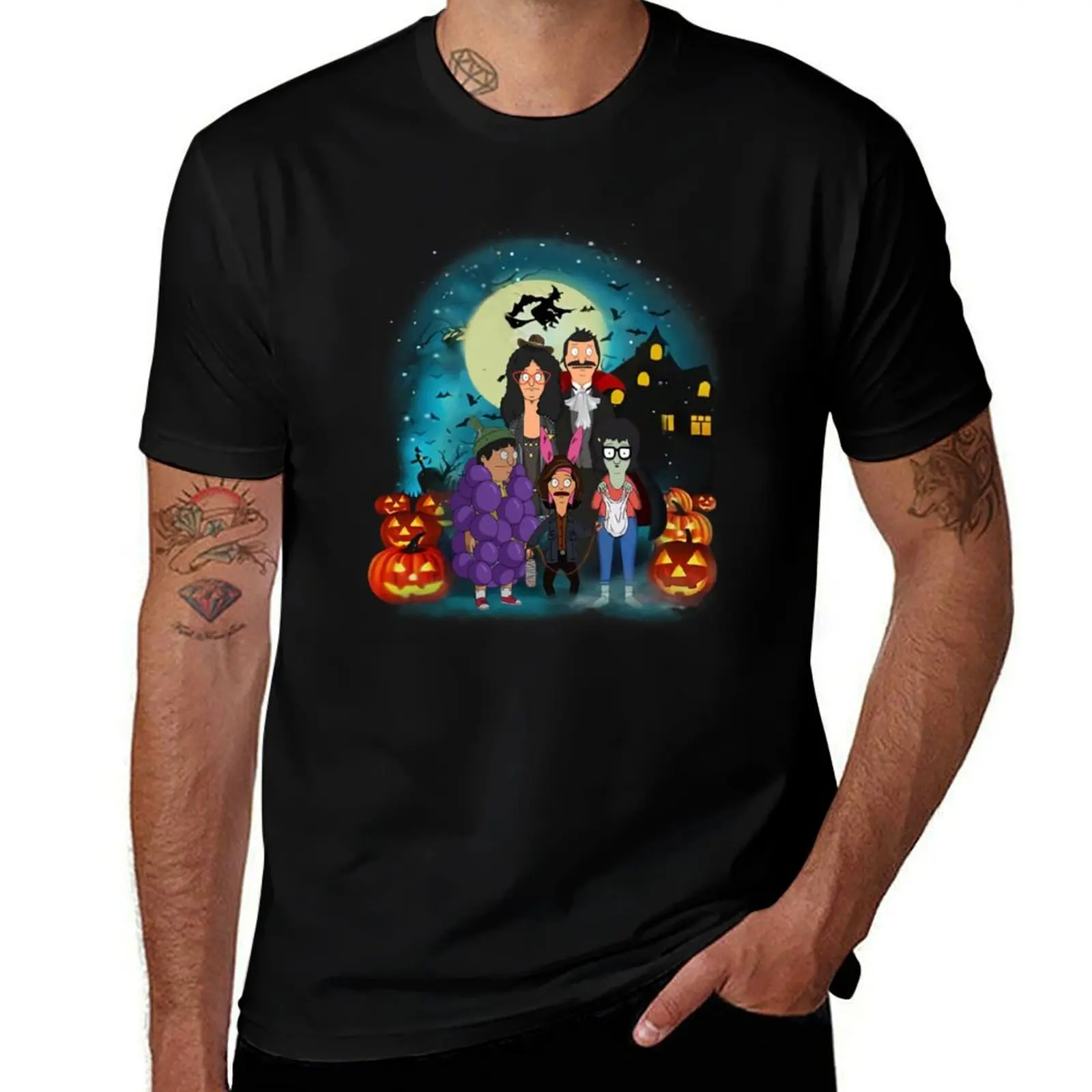 

Official Halloween-Bob’s-Burgers-Family T-Shirt t shirt for man t shirt for man 100 percent cotton