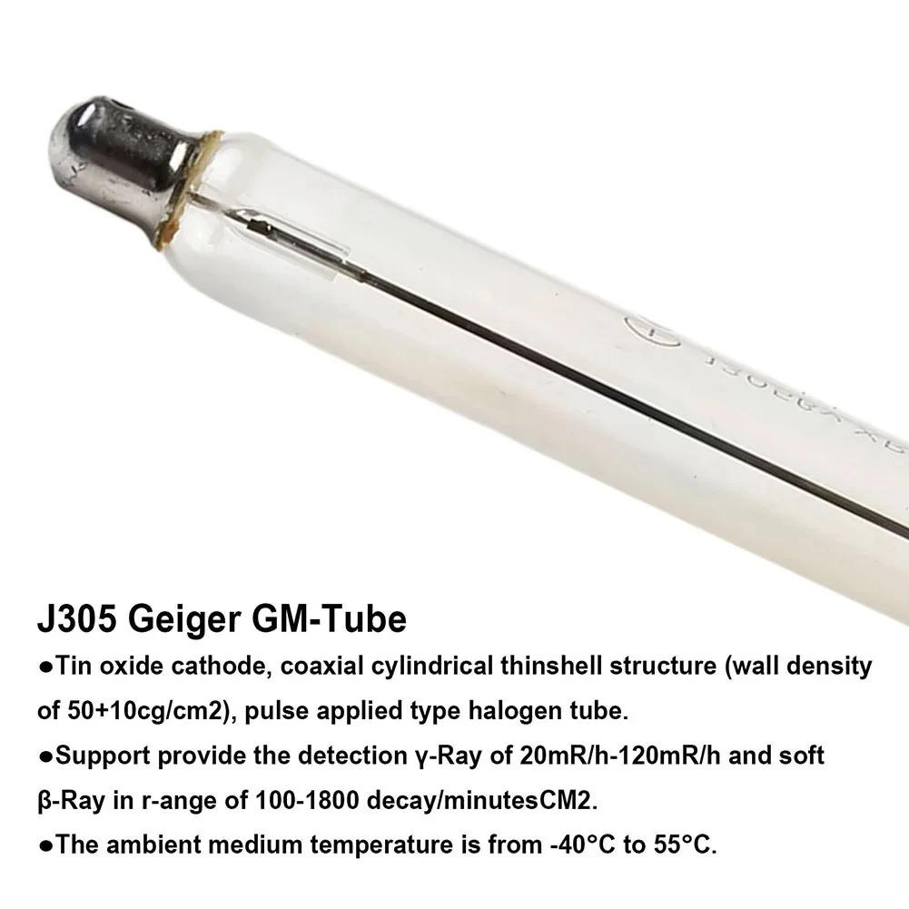 Imagem -02 - Kit Eletrônico Geiger Tubo Geiger Contador Sensor de Detecção de Radiação Tubo Muller M4011 J321 J305 J613
